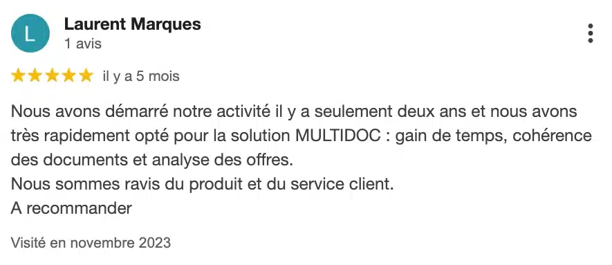 Avis Multidoc 5